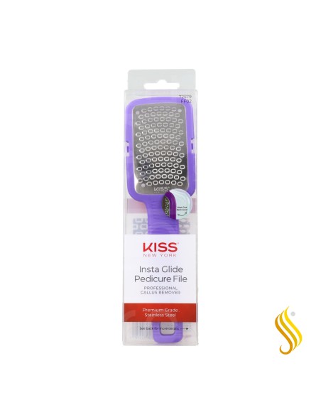 Red Kiss Kny Insta Glide Pedicure File Purple Raspador De Callos